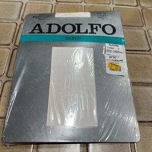 Ivory  Adolfo 2x new with tags vintage ivory pantyhose